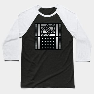 “Dimensional Rings” - V.1 Grey - (Geometric Art) (Dimensions) - Doc Labs Baseball T-Shirt